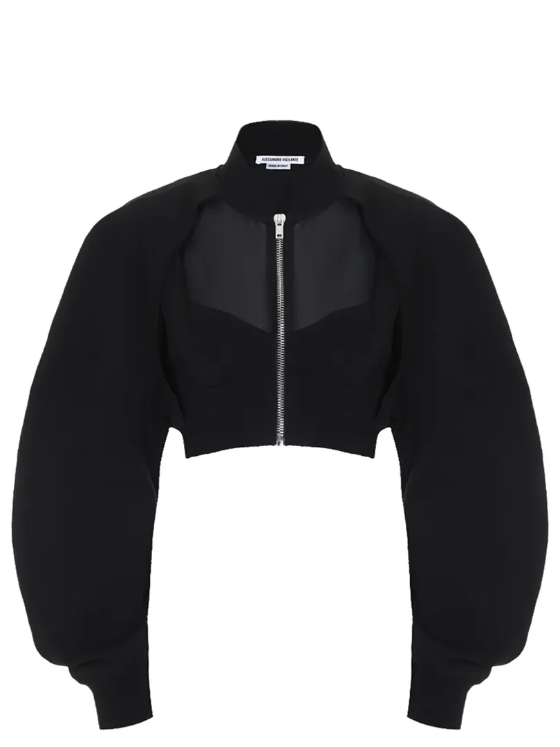 Бомбер из вискозы ALESSANDRO VIGILANTE фото 1