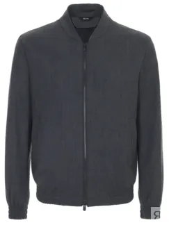 Бомбер однотонный ZEGNA