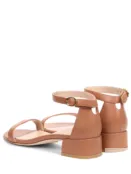 Босоножки кожаные Nudistjune STUART WEITZMAN фото 4