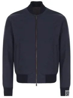 Бомбер однотонный ZEGNA