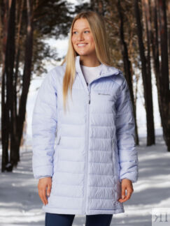 Куртка утепленная женская Columbia Powder Lite II Mid Jacket, Голубой