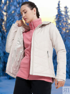 Куртка утепленная женская Columbia Heavenly Hooded Jacket, Бежевый