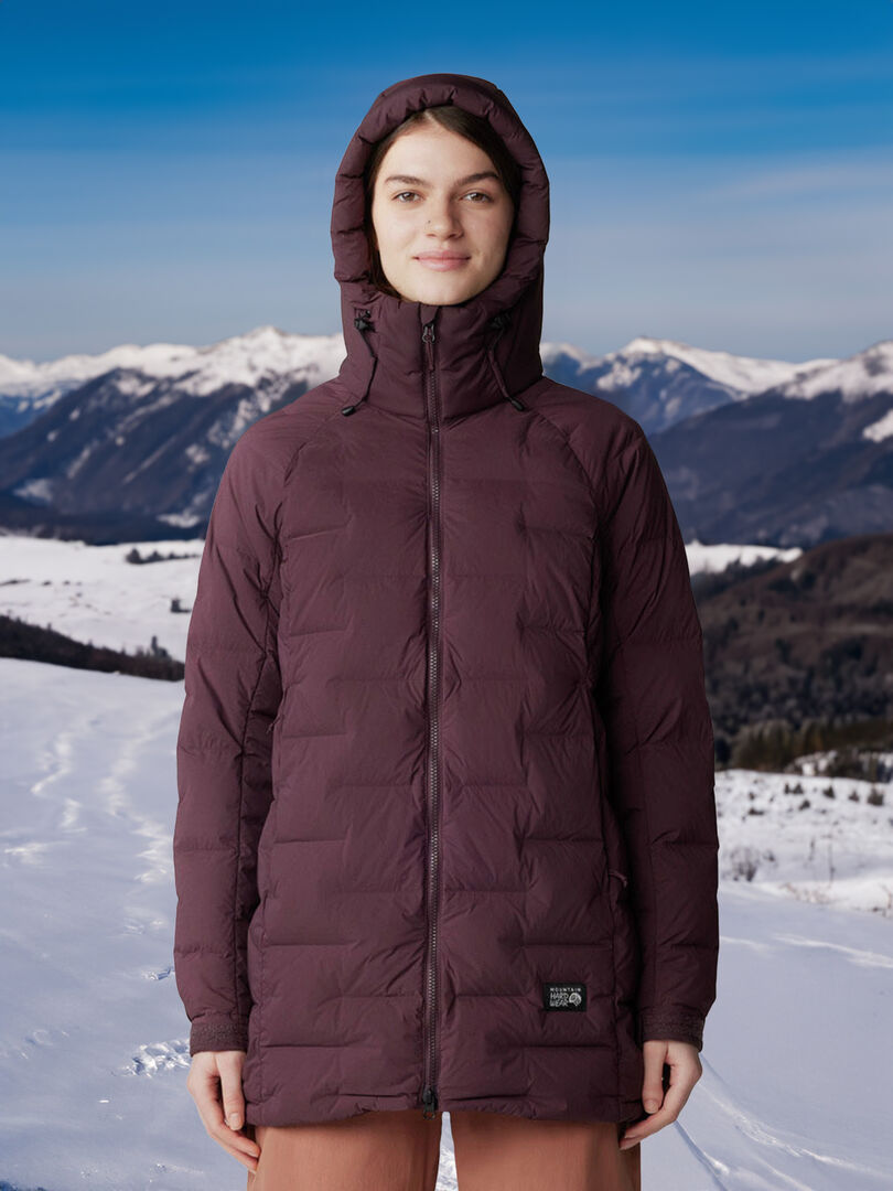 Пуховик женский Mountain Hardwear Stretchdown, Фиолетовый 2077691MHW-513 фото 1