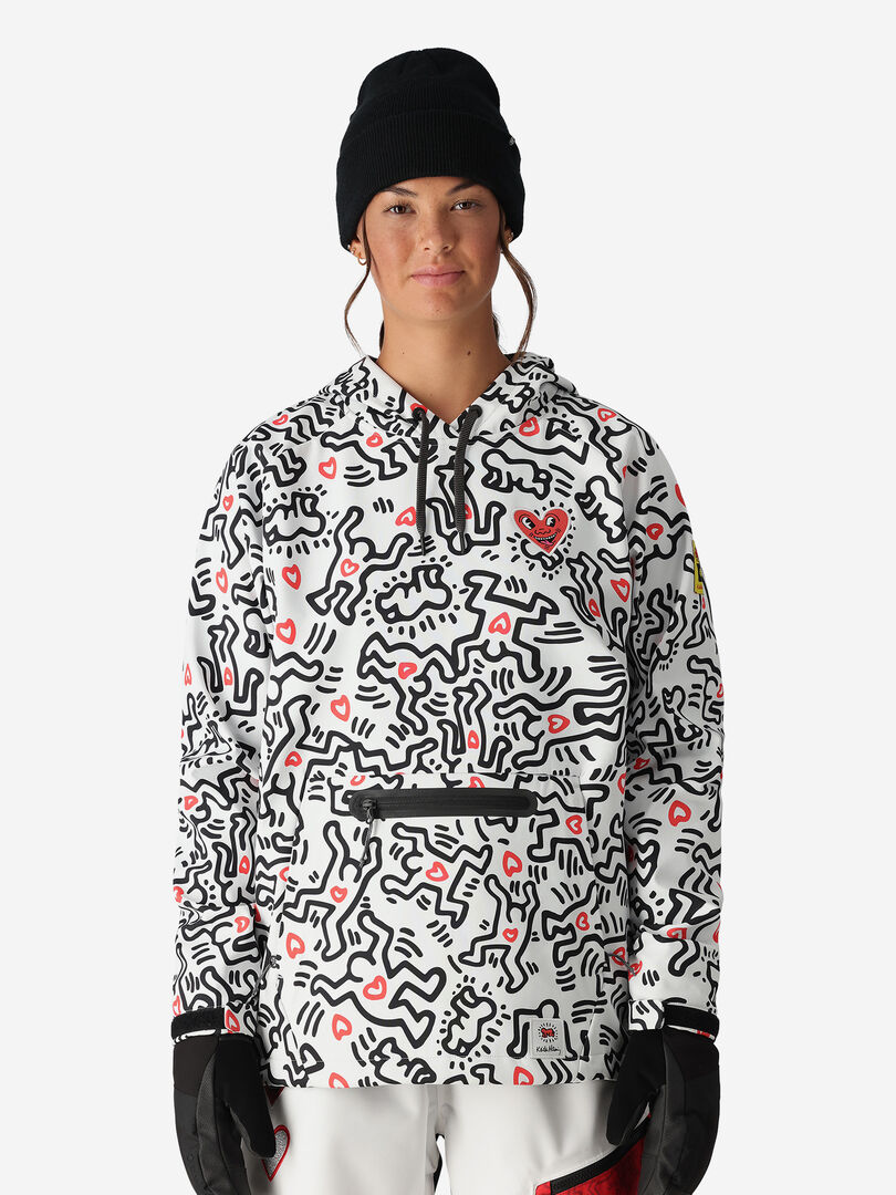 Анорак женский 686 Keith Haring, Белый M4WNCS306600-KHWT фото 1