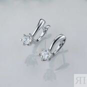 Серьги из белого золота э4712сг01130900_white ЭПЛ Даймонд э4712сг01130900_w 8700000559844 фото 4