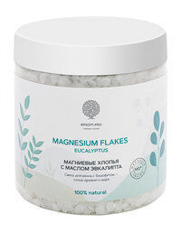 Магниевые хлопья для ванны с маслом эвкалипта Epsom.pro Eucalyptus Magnesiu