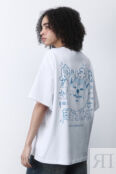 Футболка oversize хлопковая с принтом befree 4680704527377 фото 3