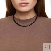 Колье Black Onyx Tube Necklace HOLLY JUNE фото 2