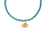 Браслет Tiny Eye Metallic Bracelet – Turquoise HERMINA ATHENS фото 3