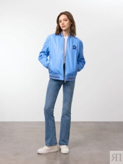 Just Clothes Бомбер из экокожи