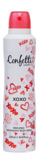 Парфюмированный дезодорант-спрей для тела Confetti London XOXO Perfumed Deo