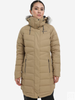 Пуховик женский Columbia Belle Isle Mid Down Jacket, Коричневый