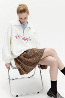 Толстовка half zip из футера с надписью befree