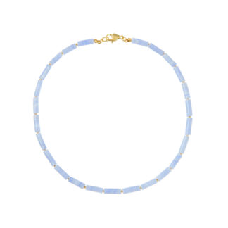 Колье Chalcedony Tube Necklace HOLLY JUNE