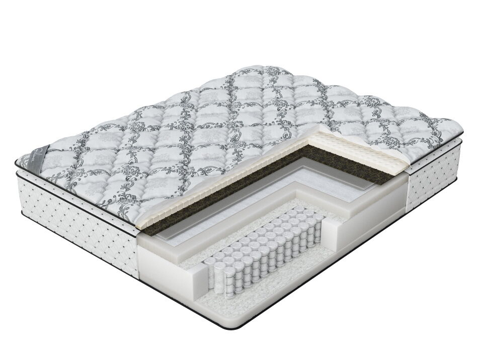 Анатомический Матрас Verda Balance Pillow Top (Frostwork/Anti Slip) 80x200 фото 1