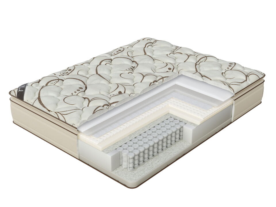 Анатомический Матрас Verda Cloud Pillow Top (Moonlight/Anti Slip) 80x195 фото 1