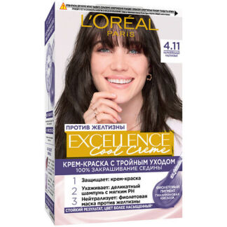 L'ORÉAL PARIS Стойкая крем-краска для волос Excellence Cool Creme