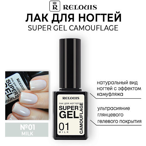 RELOUIS Лак для ногтей Super Gel Camouflage MPL029471 фото 1