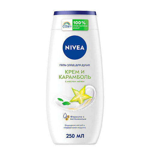 NIVEA Гель-уход для душа Крем и Карамболь NIV994303 фото 1