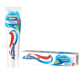 AQUAFRESH Зубная паста Освежающе-мятная Fresh&Minty