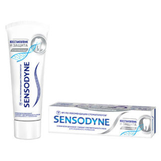 SENSODYNE зубная паста Восстановление и Защита Отбеливающая