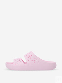 Сандалии женские Crocs Classic Floral Cut Out, Розовый