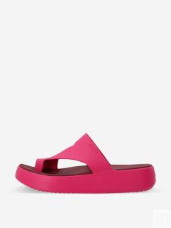 Сандалии женские Crocs Getaway Platform Toe Loop, Розовый