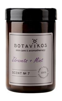 Аромасвеча с ароматом здравеца и мяты Botavikos Natural Massage Aroma Candl