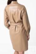 Платье-рубашка из экокожи Guess фото 2