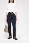 Хлопковые брюки на кулиске Esprit Casual фото 2