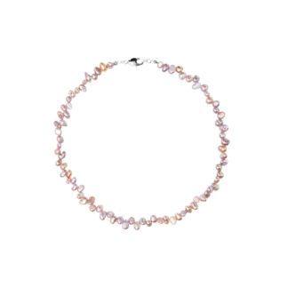 Mauve Pearl Necklace PEARLY CLOUD