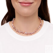 Mauve Pearl Necklace PEARLY CLOUD фото 2