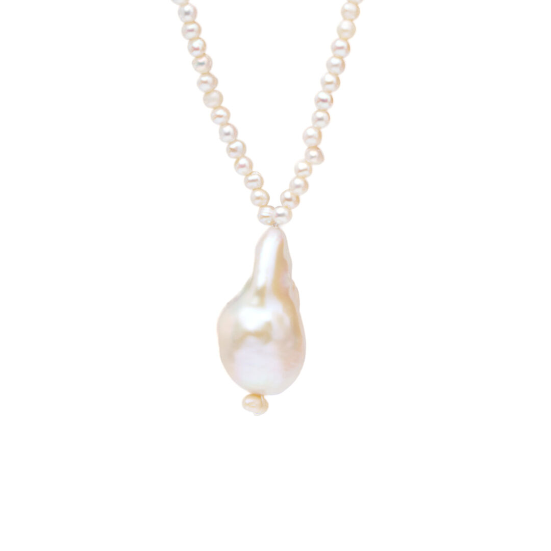 Колье Uttermost Pearl Necklace – White PEARLY CLOUD фото 1