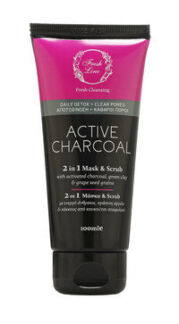 Маска-скраб для лица Fresh Line Active Charcoal 2-in-1 Mask & Scrub