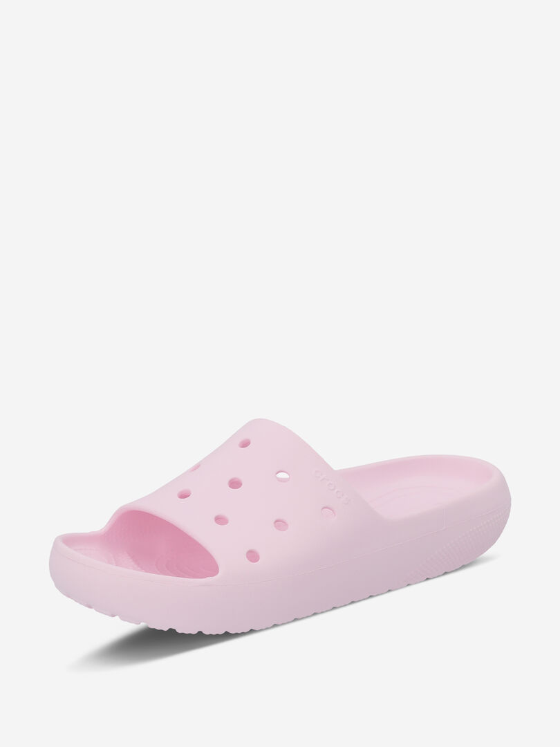 Шлепанцы женские Crocs Classic Slide v2, Розовый 209401C1G-6ZW фото 1