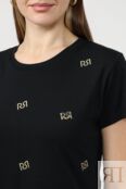 Хлопковая футболка с принтом Rinascimento фото 4