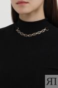 Платье трикотажное с пышным рукавом облегающее TWINSET фото 4