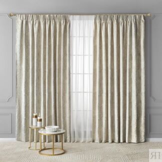 Шторы Togas Ваккаро бежевые 260x300 см-2, подхваты-2, 4 пр.