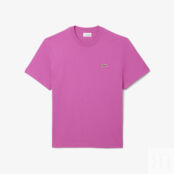 Мужская хлопковая футболка Lacoste с коротким рукавом фото 5
