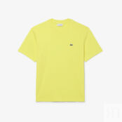 Мужская хлопковая футболка Lacoste с коротким рукавом фото 5