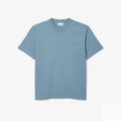 Мужская хлопковая футболка Lacoste с коротким рукавом фото 5