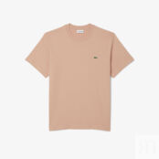 Мужская хлопковая футболка Lacoste с коротким рукавом фото 5
