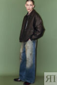 Джинсы широкие с эффектом dirty denim befree 4680704153118 фото 3