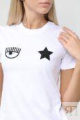 Хлопковая футболка с принтом Chiara Ferragni фото 4
