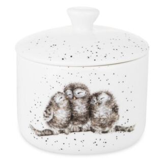Банка для хранения с крышкой Royal Worcester Забавная фауна Совы 9,5х10 см