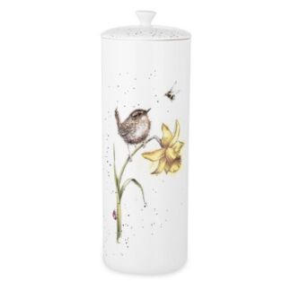 Банка для хранения с крышкой Royal Worcester Забавная фауна Крапивник 31х11