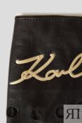 Кожаные перчатки Karl Lagerfeld фото 3