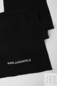 Вязаный шарф с логотипом бренда Karl Lagerfeld фото 2