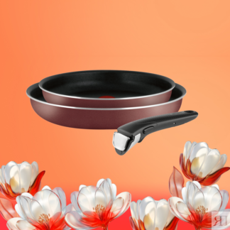 Набор сковород Ingenio RED 5 3 предмета 22/26 см  04175810 Tefal