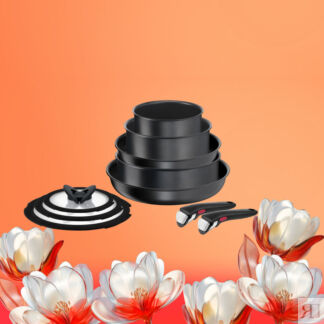 Набор посуды Ingenio Daily Chef Black 10 предметов 16/20/24/24/28 см L76291